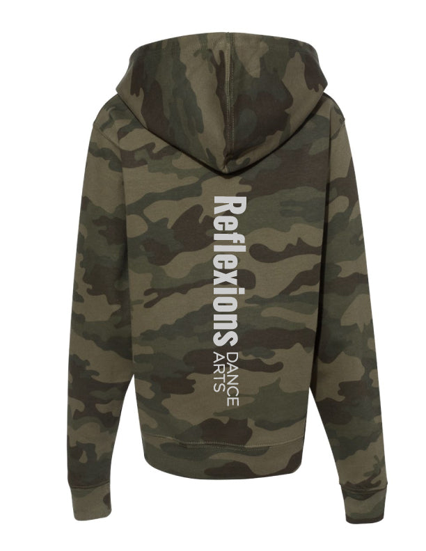 Reflexions Forest Camo Youth Hoodie