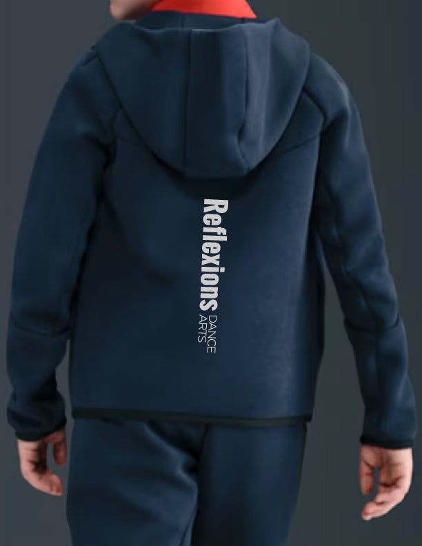 Reflexions Nike Windrunner Full-Zip YOUTH Hoodie Dark Navy