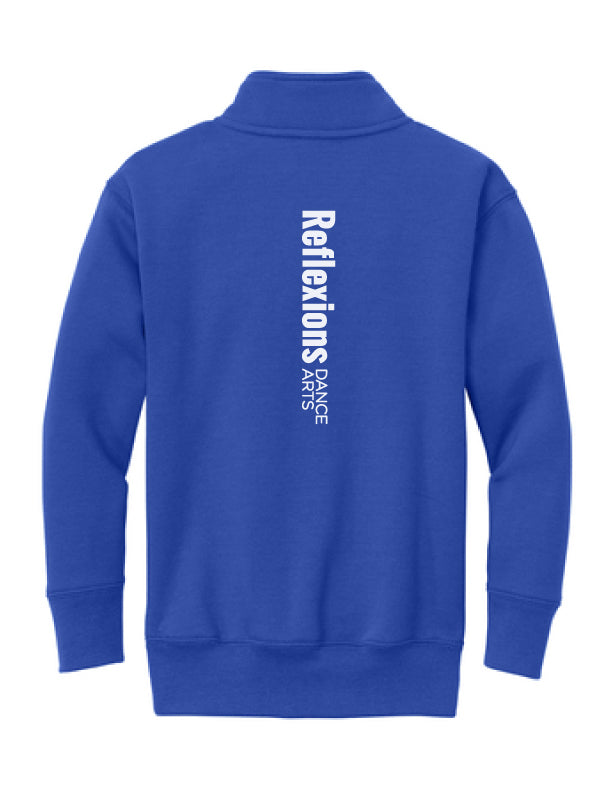Reflexions youth quarter zip pullover royal blue