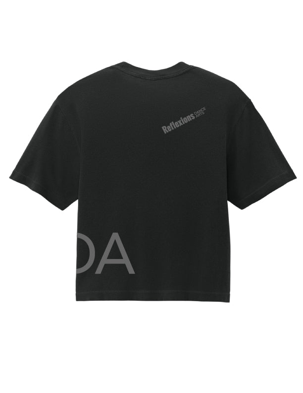 Reflexions RDA Low Ladies Black Boxy T-Shirt