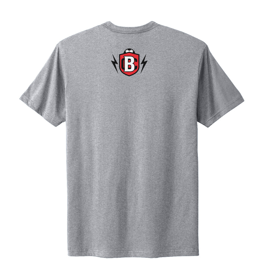 Bosse Cub Adult/Youth Short Sleeve Heather Grey T-Shirt