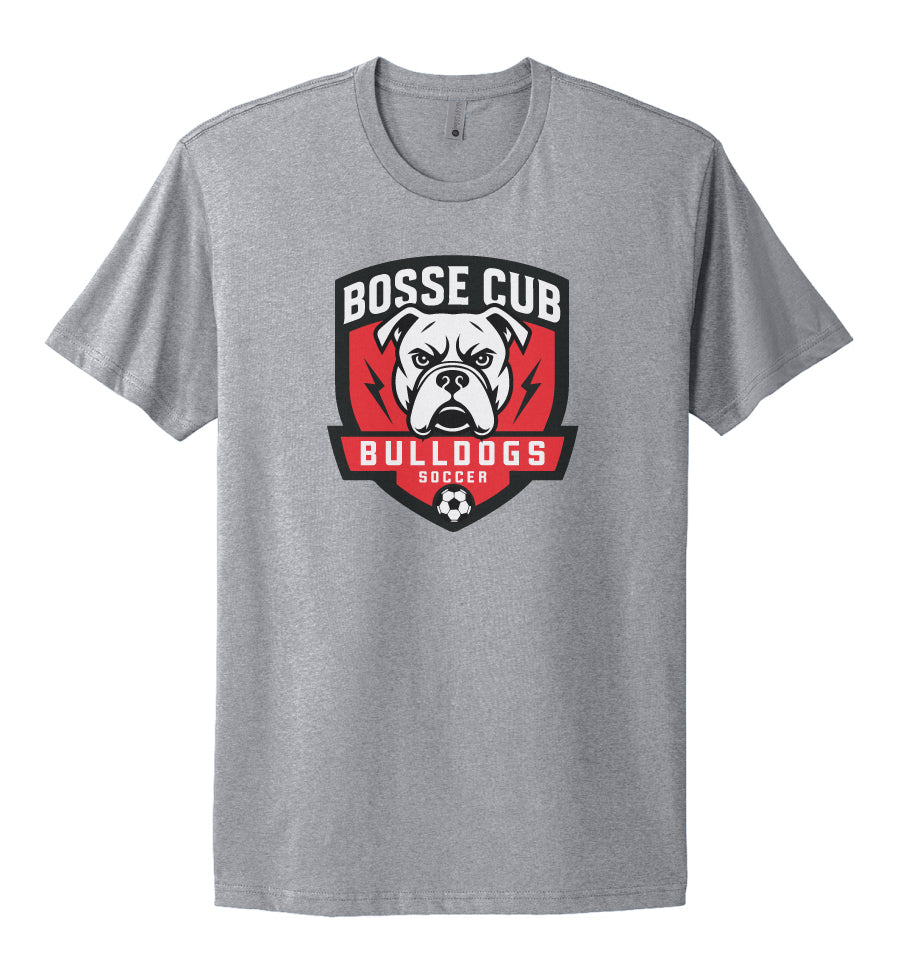 Bosse Cub Adult/Youth Short Sleeve Heather Grey T-Shirt