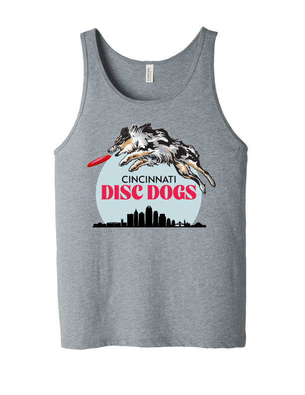 Cincinnati Disc Dogs Adult Tank Grey