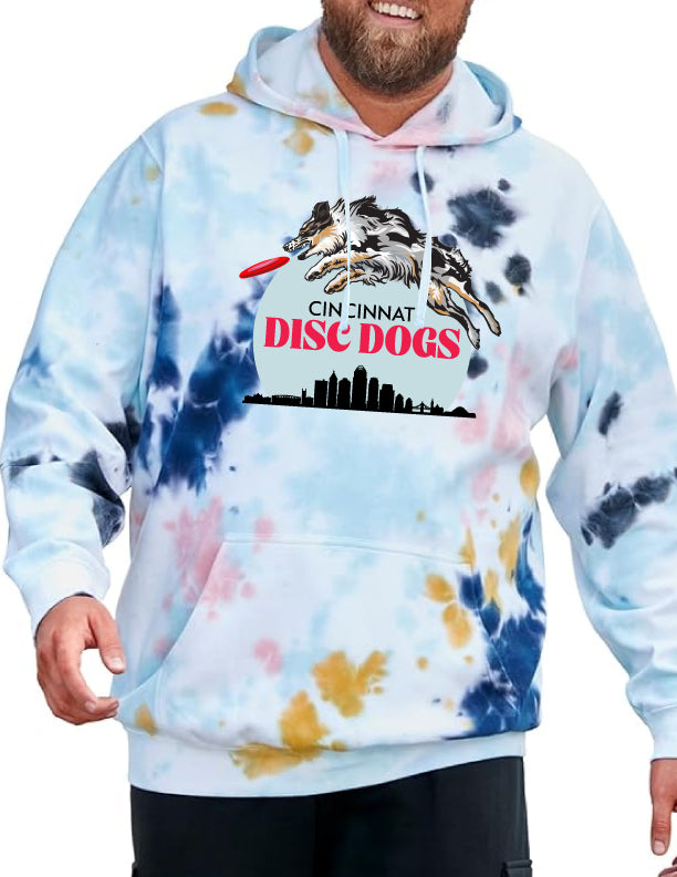 Cincinnati Disc Dogs Plus Size Big Hoodies (Various Colors)
