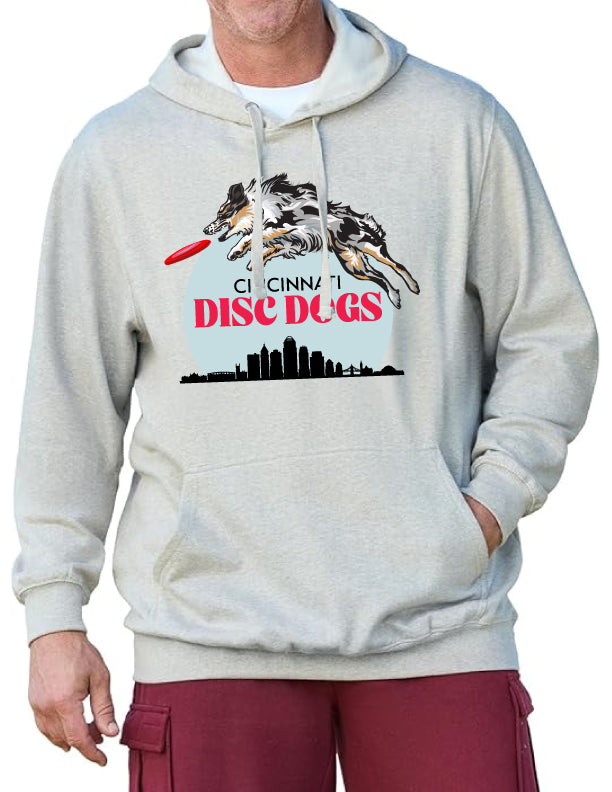 Cincinnati Disc Dogs Plus Size Big Hoodies (Various Colors)