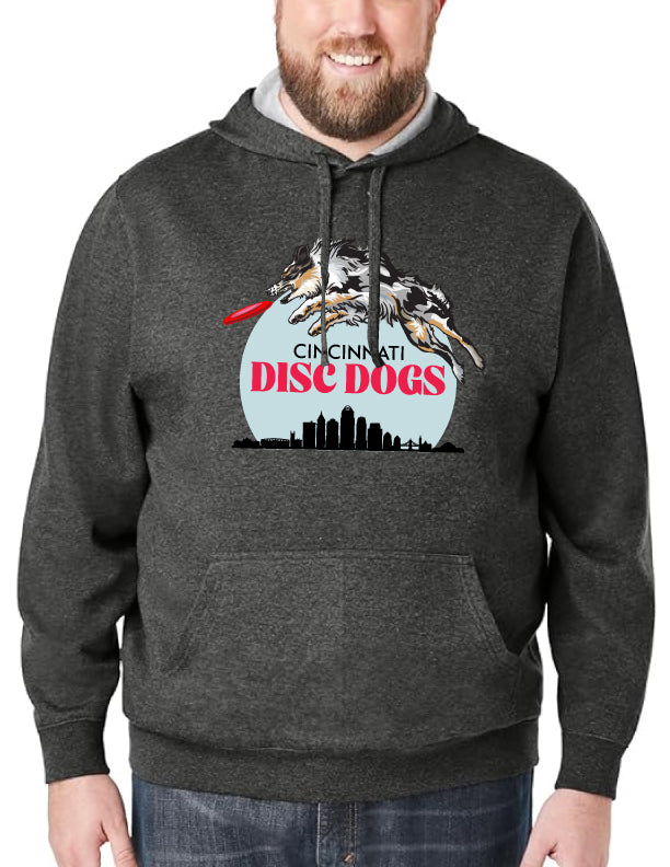 Cincinnati Disc Dogs Plus Size Big Hoodies (Various Colors)