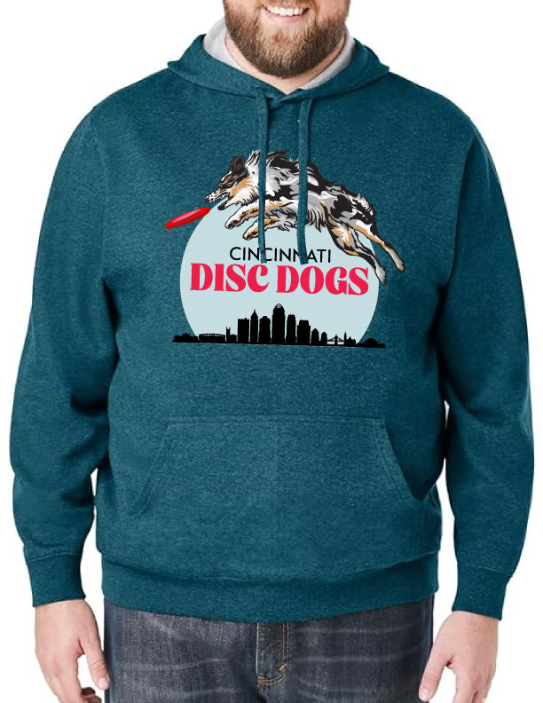 Cincinnati Disc Dogs Plus Size Big Hoodies (Various Colors)