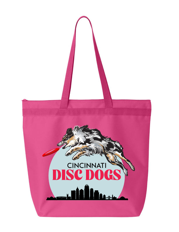 Cincinnati Disc Dogs Large Tote (Various Colors)