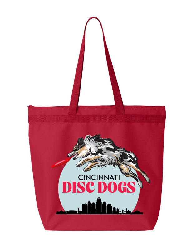 Cincinnati Disc Dogs Large Tote (Various Colors)