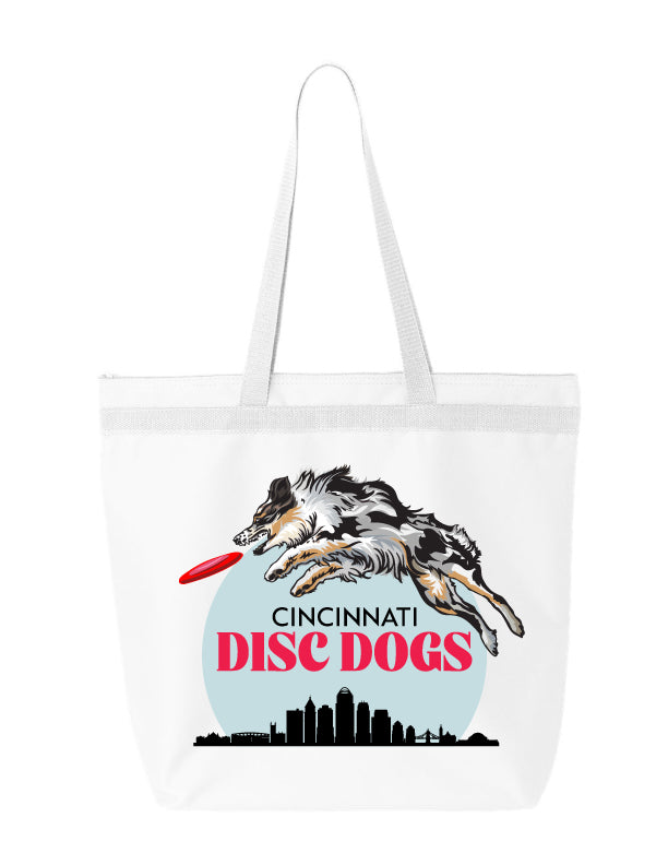 Cincinnati Disc Dogs Large Tote (Various Colors)