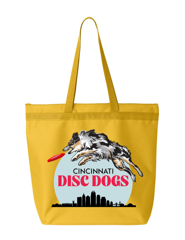 Cincinnati Disc Dogs Large Tote (Various Colors)