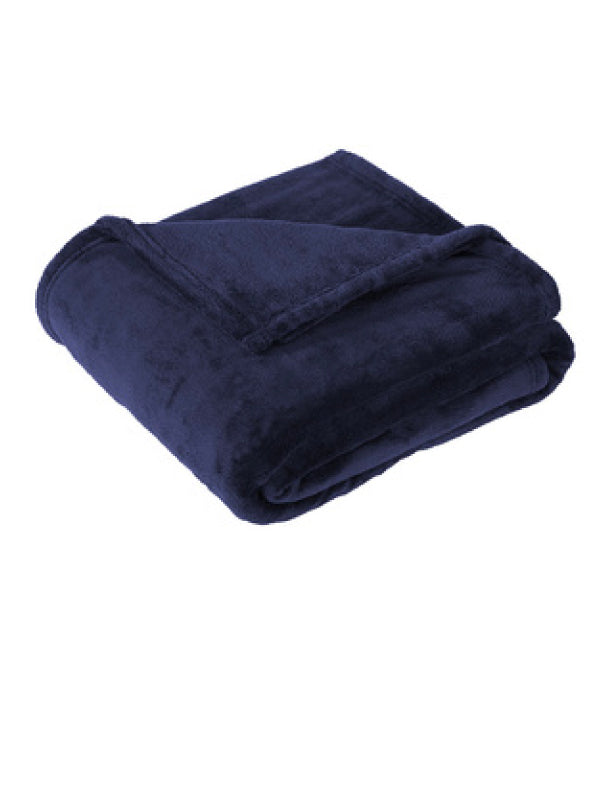 Reflexions Oversized Ultra Plush Navy Blanket