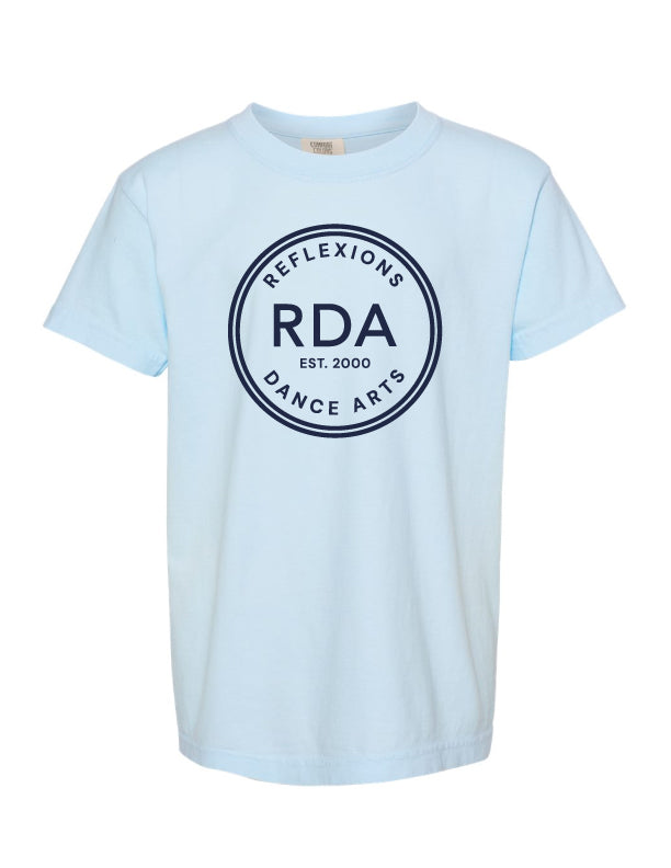 Reflexions EST 2000 Youth heavyweight garment dyed light blue T-Shirt