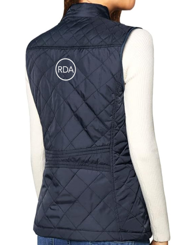 Reflexions Ladies Lightweight Quilted Puffer Vest Navy