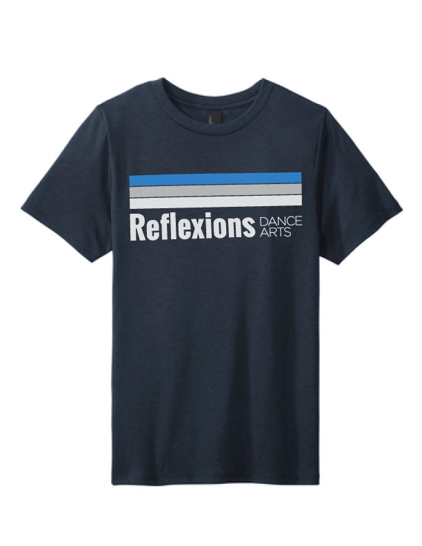 Reflexions Line Logo on Youth Tri-blend Short Sleeve T-Shirt