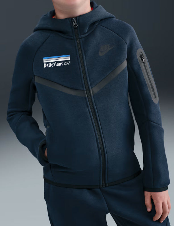 Reflexions Nike Windrunner Full-Zip YOUTH Hoodie Dark Navy