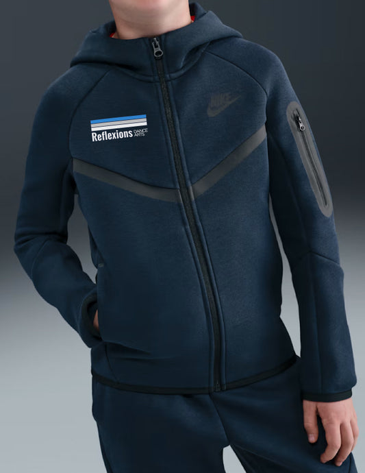 Reflexions Nike Windrunner Full-Zip YOUTH Hoodie Dark Navy