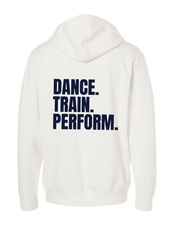 Reflexions EST 2000 pigment-dyed hoodie adult white
