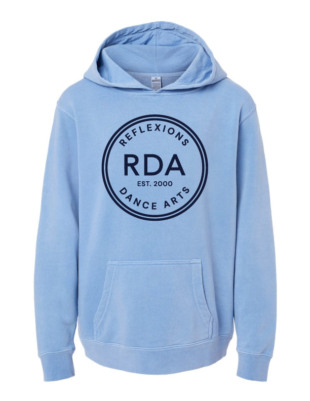 Reflexions EST 2000 pigment-dyed hoodie youth light blue