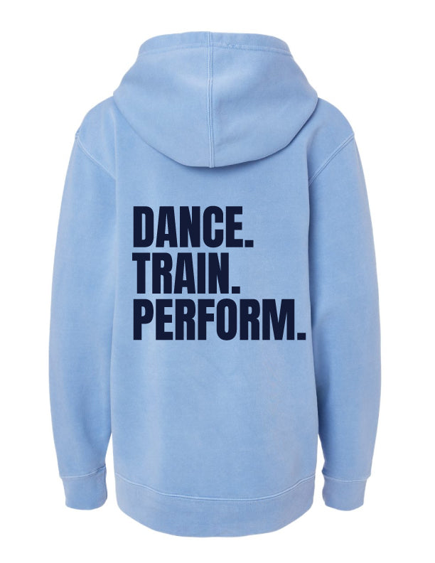 Reflexions EST 2000 pigment-dyed hoodie youth light blue