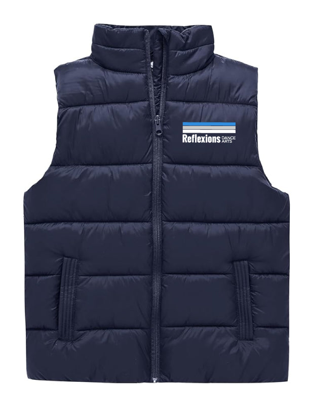 Reflexions Youth Puffer Vest Navy