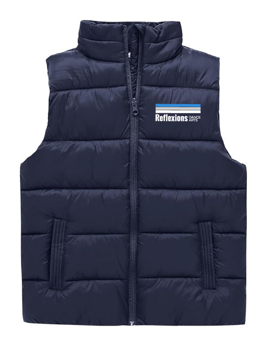 Reflexions Youth Puffer Vest Navy