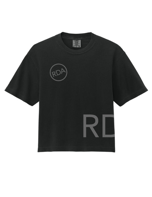 Reflexions RDA Low Ladies Black Boxy T-Shirt