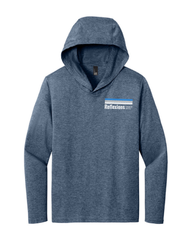 Reflexions Line Logo on Adult Tri TShirt Hoodie