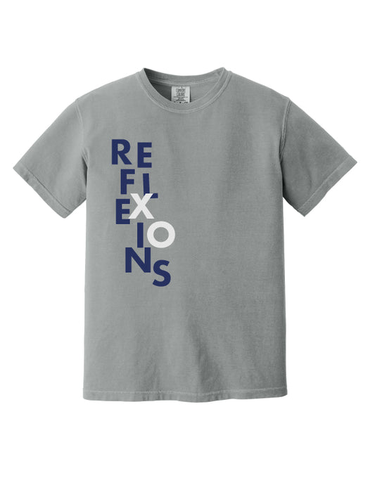 Reflexions Vertical Fun Adult T-Shirt Dark Grey