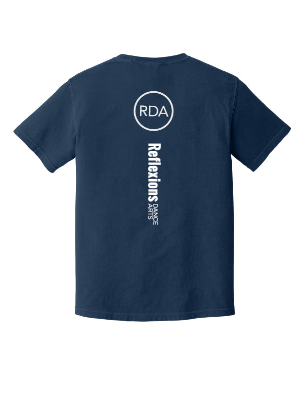 Reflexions Vertical Fun Adult T-Shirt Navy