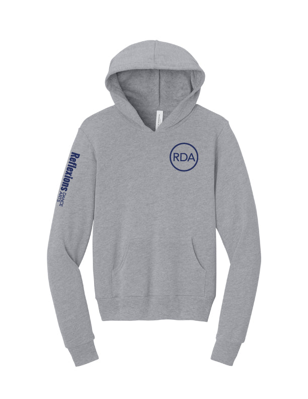 Reflexions Vertical Fun Youth Hoodie Heather Grey