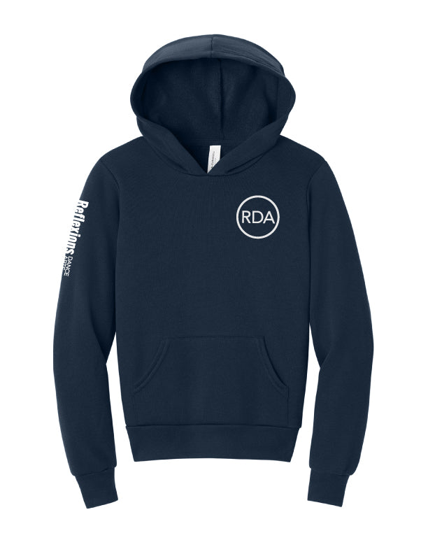 Reflexions Vertical Fun Youth Hoodie Navy