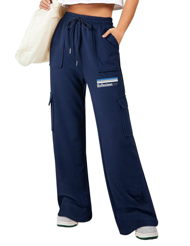 Reflexions Ladies Wide Leg Cargo Joggers