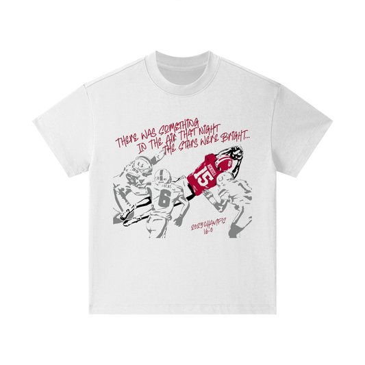 Indiana University Mendoza 2025 Champs White Youth SS T-Shirt